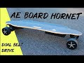 AE Board Hornet Belt Drive Electric Skateboard Review *26MPH - 10 Miles Range - 30% Hills*