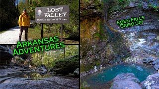 Eden Falls Dried Up! - Arkansas Lost Valley Trail Early Fall 2021