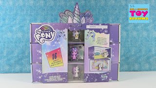 My Little Pony Unicorn Party Present Surprise Figure Unboxing Review | PSToyReviews