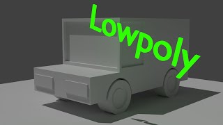 Modelujemy prosty samochód w stylu lowpoly | Blender 2.93