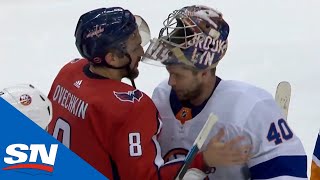 Washington Capitals And New York Islanders Exchange Handshakes After Riveting Series