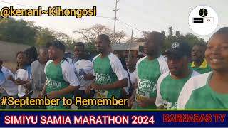 SIMIYU SAMIA MARATHON. SEPTEMBER TO REMEMBER. RC KENANI KIHONGOSI