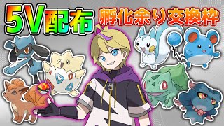 【#ポケモンBDSP】5V～4V孵化余り配布します‼️ ムウマや夢ラルトス、リオルやトゲピーなど✨【#ダイパリメイク】