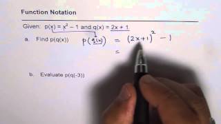 Evaluate Expression for Function of Function