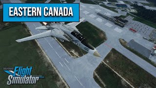 🔴MSFS Live: Military Hops with Real World Military Pilot | Eastern Canada | F-14 Tomcat