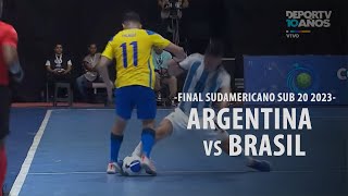 FUTSAL | Argentina vs Brasil (Final  - Sudamericano Sub 20 - 2023)