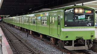 ［201系快速！］201系ND602編成　411K快速JR難波行き　天王寺駅発車