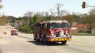 Longwood fire company engine 25-2 brush 25 and Chief￼ 25 responding to a brush fire