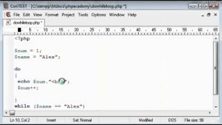 Do While Loop Tutorial in Computer Programming (example PHP) [Hindi]
