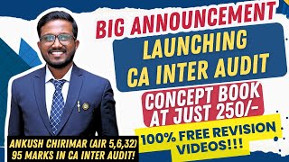 Launching CA Inter Audit! | Just at 250/- | Ab Darrna Band! | Ankush Chirimar