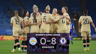 Leicester City 0-8 Chelsea | Highlights | Matchday 9 | Women's Super League 2022/23