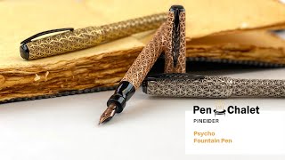 Pineider Limited Edition Psycho Fountain Pen Unboxing