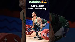 225 kg weightlifting 💪🔥#gym #fitness #life #love #viralvideo #motivational