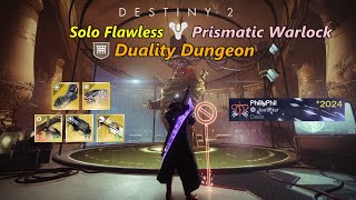 Duality Solo Flawless, Prismatic Warlock in 26:05 (Destiny 2, Revenant)