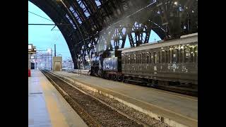 TRENO STORICO A VAPORE MILANO CENTRALE