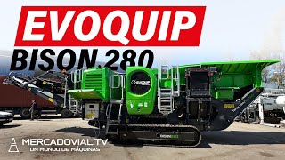 [EVOQUIP] Trituradora de Mandíbulas Móvil Bison 280 | Repas | Mercado Vial TV