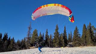 Winter Paragliding Norway