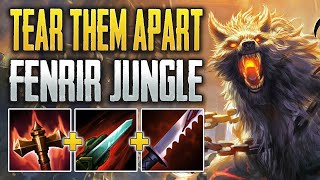 ABSOLUTELY SHREDDING! Fenrir Jungle Gameplay (SMITE Conquest A-Z)