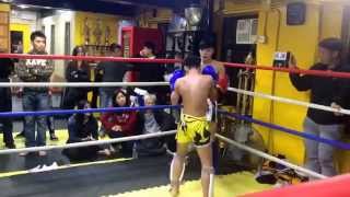 11-3-2015 富德館內賽 九龍灣富德 林冠廷 (紅色拳套) vs 先達富德 陳子軒