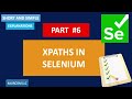 XPATHS IN SELENIUM WEBDRIVER