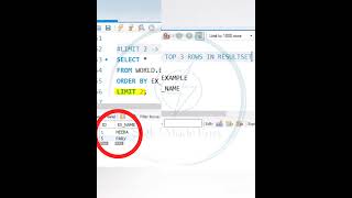 Fetch top n rows in MySQL #mysql #sql #sqlmadeeasy #limit #infinity #techlover #shorts #coders