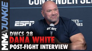 DWCS 28: Dana White full post-fight interview