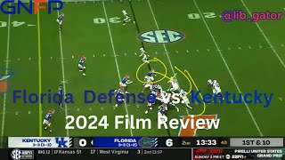 GNFP Film Review- 2024 Florida Gators Defense vs. Kentucky Offense