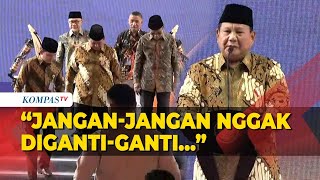 Canda Prabowo saat Sapa Kapolri dan Panglima TNI di Acara Tanwir dan Milad ke-112 Muhammadiyah