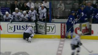 TBL 0 @ TOR 0 - Colton Orr Hits Downie - 100311