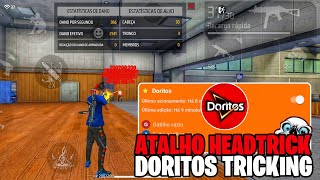 Saiu! ATALHO HEADTRICK DORITOS TRICK 😯 AUXÍLIO DE MIRA 96% HS 🔥 REGEDIT MOBILE FULL VERMELHO FÁCIL!!