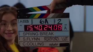 Spring Breakaway movie Bloopers with David Banks Annie LeBlanc Anna Cathacart