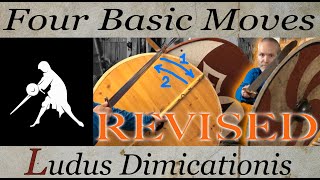 Revised! 4 basic moves viking round shield