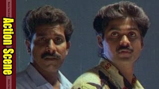 Action Scene Between Srihari & Narasinga Rao || Rajadhani Movie || Vinod Kumar, Yamuna