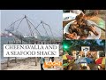 KOCHI 🇮🇳 || MAPLES SEAFOOD HUT || day out on the beach, Chinese fishing nets (cheenavalla)