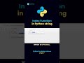 MASTERING Python String Index Function Made Easy