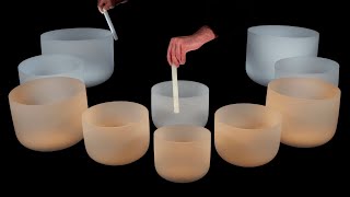 Crystal Bowls for Deep Sleep 🌀 Calming Sonic Currents 432 Hz