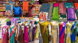 🤩 New \u0026 Trending Sarees 👌| Saree Collection Tamil | Gani Fashion T Nagar Shopping | a2b vlogger