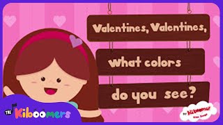Valentines What Colors Do You See - The Kiboomers Valentine's Day Songs for Preschoolers