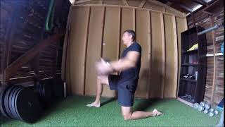 Half Kneeling Diagonal MB Chop and Lift