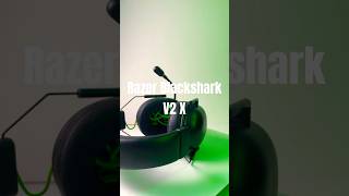 Razer BlackShark V2 X 30sec Review #gaming #gamer #tech #headphones #headset #razer #progamer #green