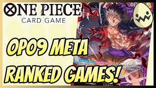 One Piece Card Game: OP09 RP Luffy Ranked Games!