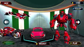 jet robot car transformation-multiple transformation jet robot car game-1 vs 9999