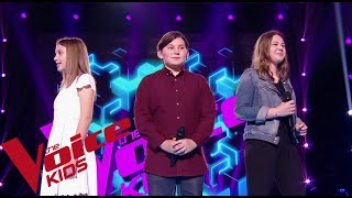 Claudio Capéo - Un homme debout  | Carla - Léna - Alexandre | The Voice Kids France 2018 |...