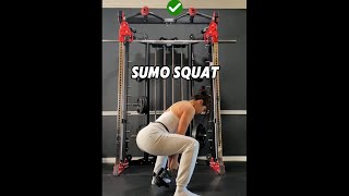 Sumo Squat, How to target more glutes