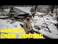 Solo Hammock Snow Camping