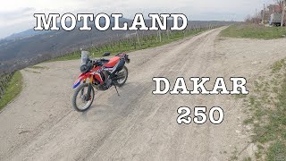 Motoland Dakar 250 ST короткий круг по городу и пригороду, часть 2 [5K]