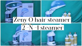 ZENY 2 in 1 Mini Ozone Facial Steamer and Hair Steamer