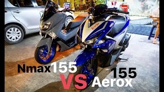 Yamaha AEROX 155/NVX vs NMAX 155!!! Which is Better?