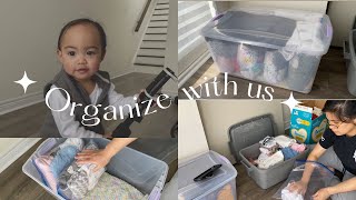 Storing Away Outgrown Baby Clothes