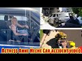 anne heche car accident / anne heche hospitalized after fiery car crash